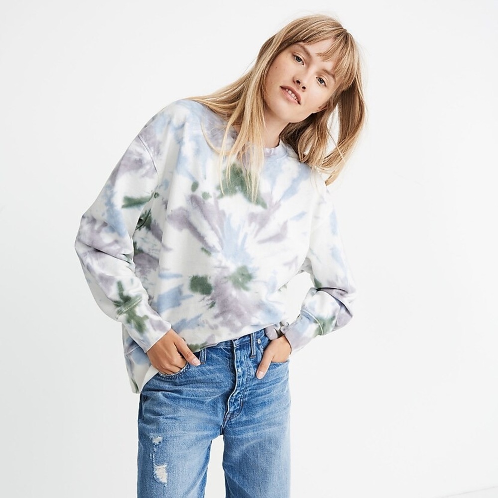 NWOT Madewell Rivet & Thread Oversized Sweatshirt